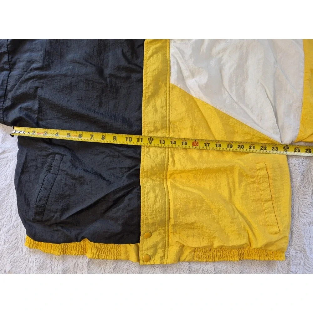 Vintage United Sports Apparel  USA Windbreaker Jacket Men's XL Yellow/Black